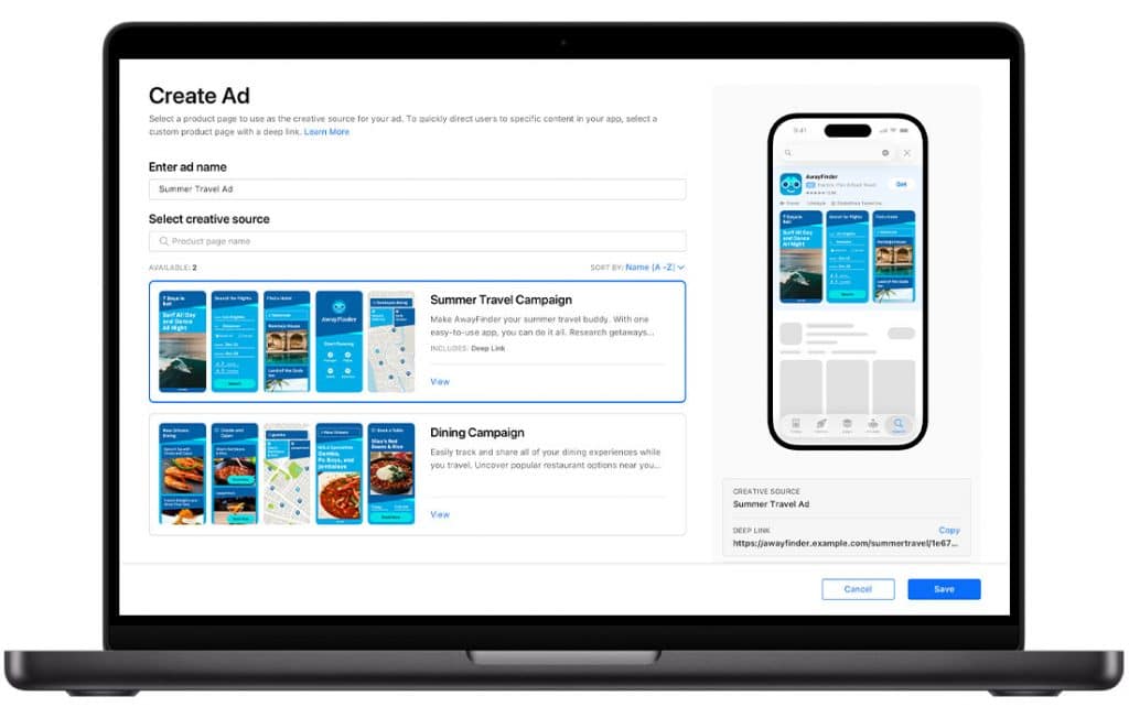 Apple ads creatives